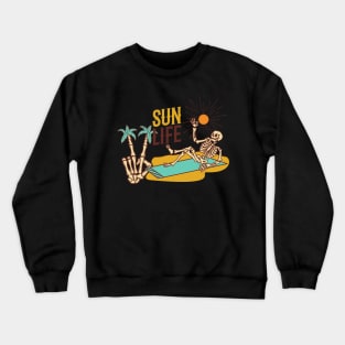 just a girl who love sun life shirt styles for your give Crewneck Sweatshirt